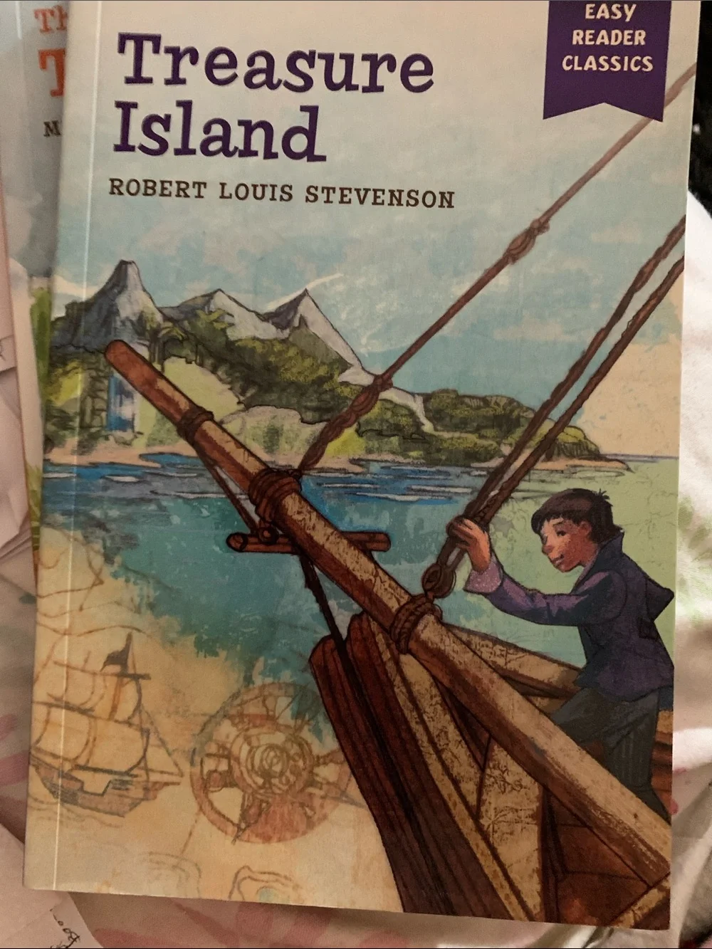 Vintage Treasure Island Easy Reader Classic paper back